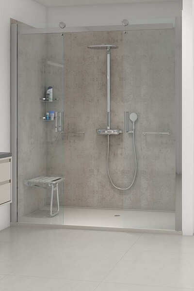 SaniSafe salle de bain service pour seniors dans l\'ère d\'inspiration